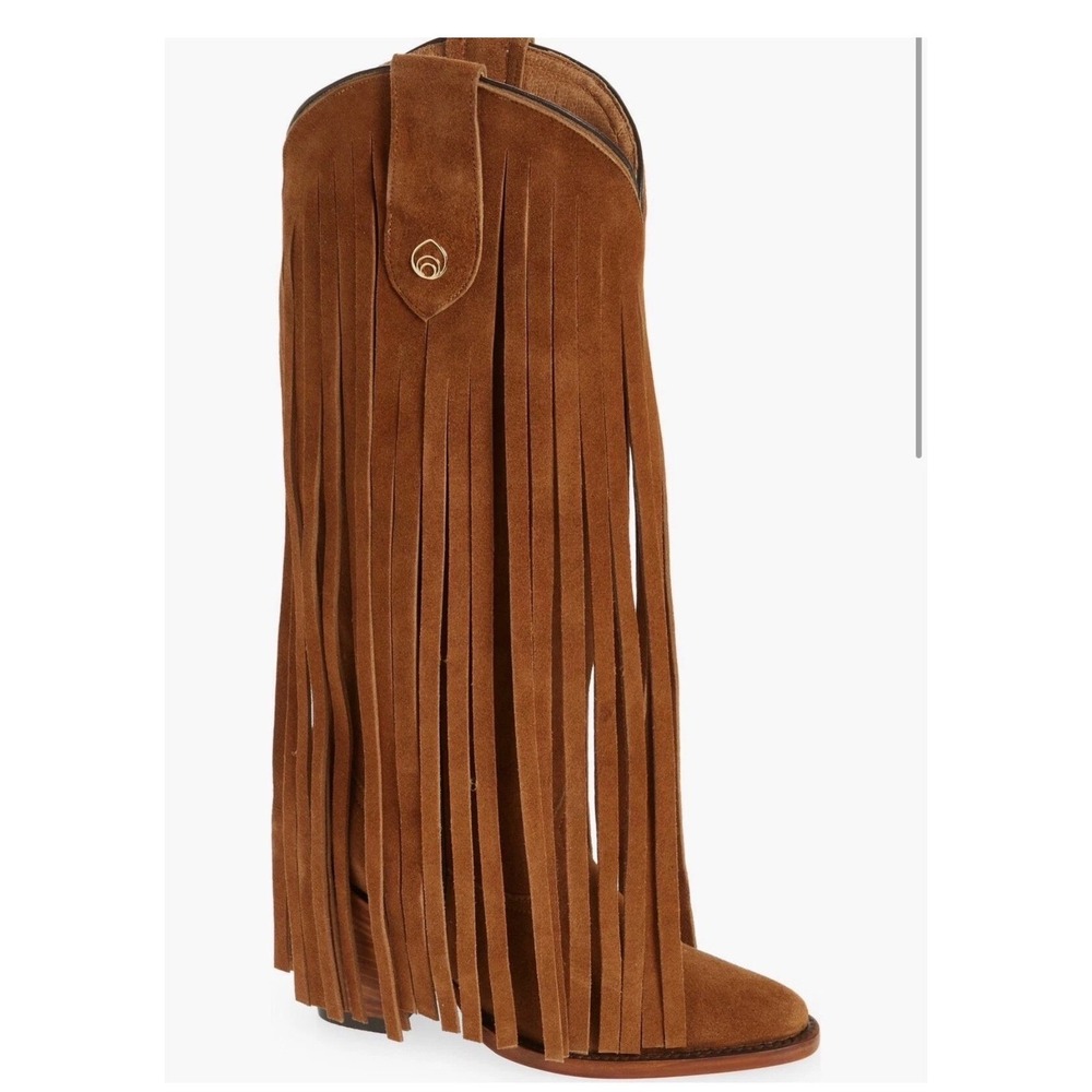 Brother‎ Vellies Atlas Fringe Western Boot Suede Size 9 New! $1195